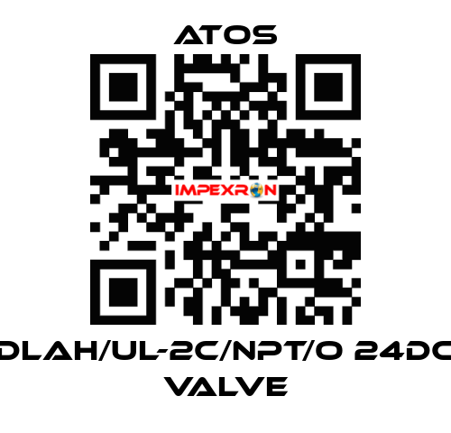 DLAH/UL-2C/NPT/O 24DC Valve Atos