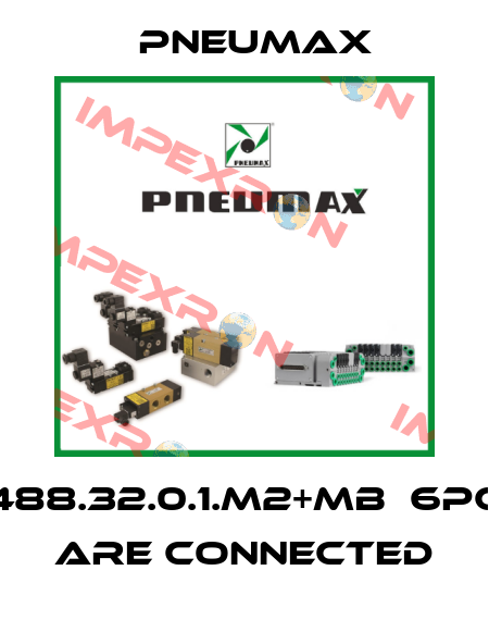 T488.32.0.1.M2+MB　6pcs are connected Pneumax