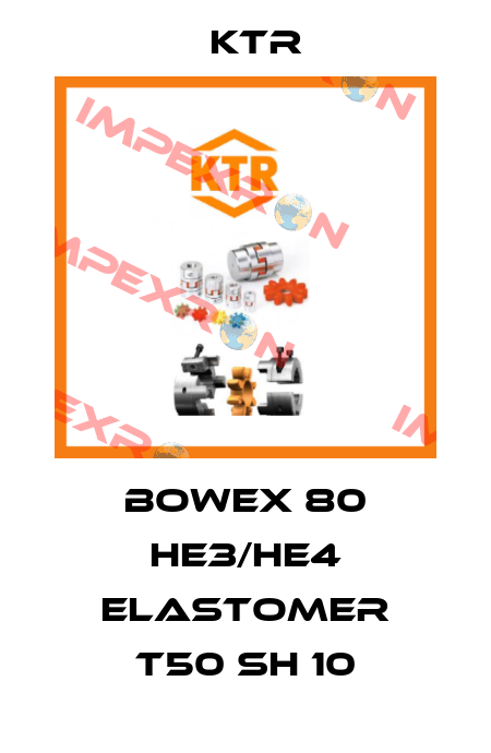 BoWex 80 HE3/HE4 Elastomer T50 Sh 10 KTR