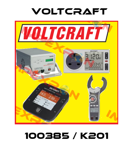 100385 / K201 Voltcraft