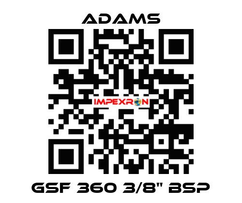 GSF 360 3/8" BSP ADAMS