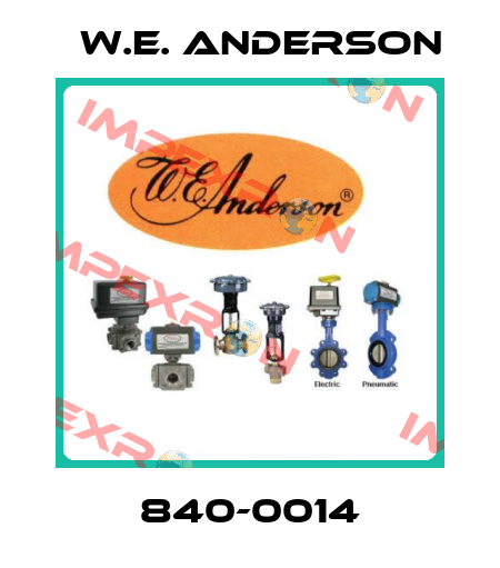 840-0014 W.E. ANDERSON