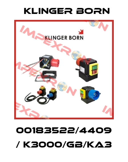 00183522/4409 / K3000/GB/KA3 Klinger Born