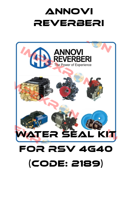 water seal kit for RSV 4G40 (code: 2189) Annovi Reverberi