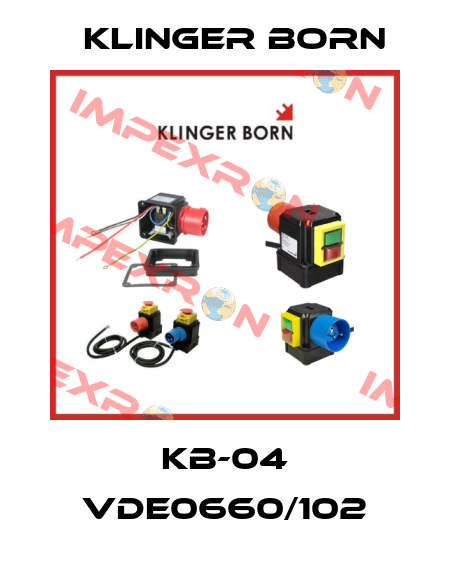 KB-04 VDE0660/102 Klinger Born