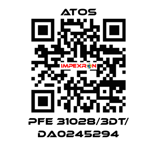 PFE 31028/3DT/ DA0245294 Atos