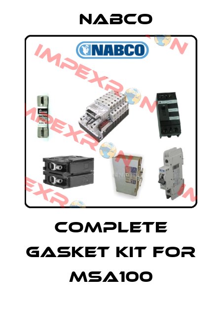 complete gasket kit for MSA100 Nabco