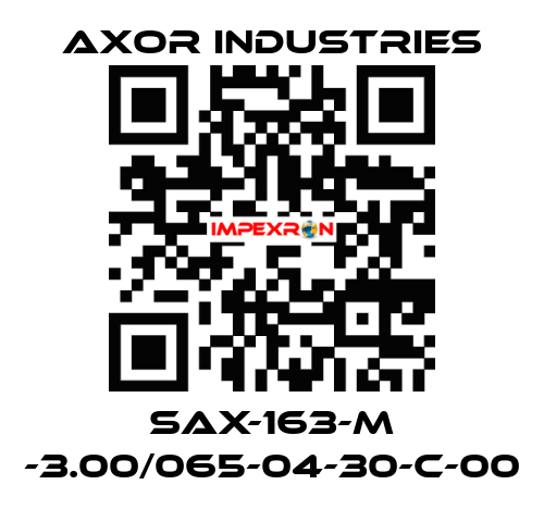 SAX-163-M -3.00/065-04-30-C-00 Axor Industries