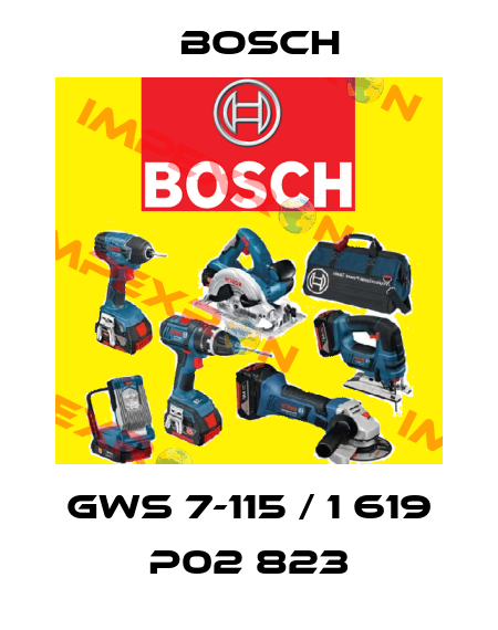 GWS 7-115 / 1 619 P02 823 Bosch