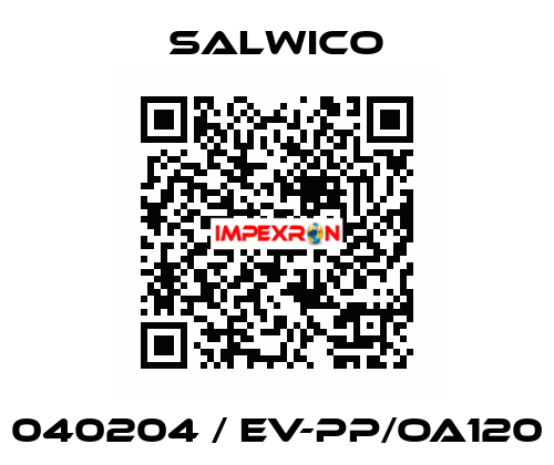040204 / EV-PP/OA120 Salwico
