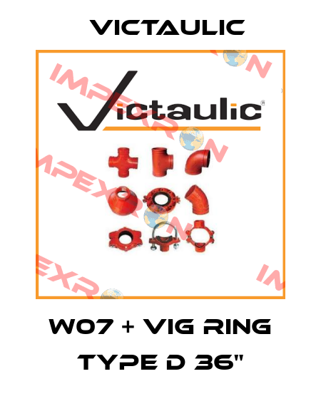 W07 + VIG RING TYPE D 36" Victaulic