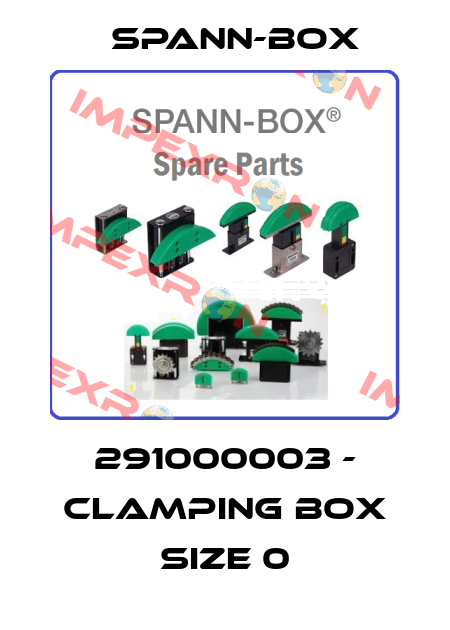 291000003 - Clamping box size 0 SPANN-BOX