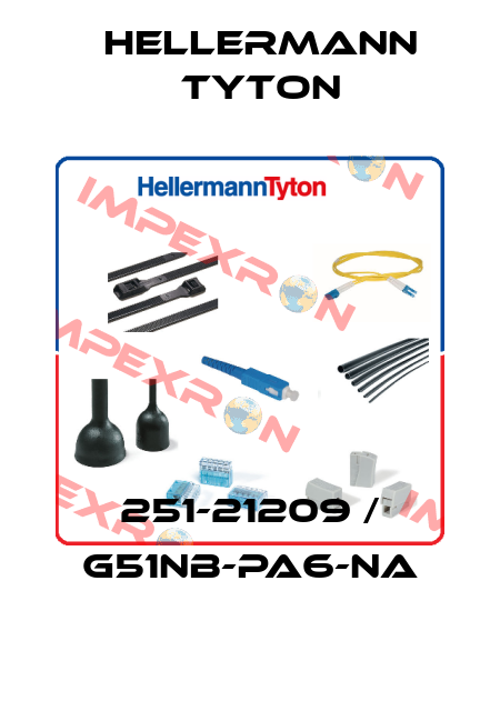 251-21209 / G51NB-PA6-NA Hellermann Tyton