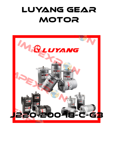 J220-200-18-C-G3 Luyang Gear Motor
