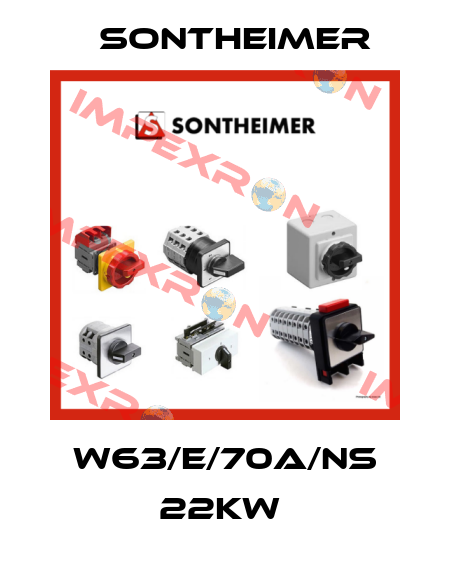 W63/E/70A/NS 22KW  Sontheimer