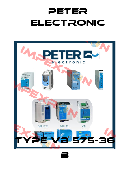 TYPE VB 575-36 B Peter Electronic