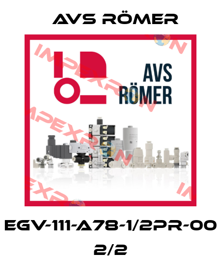EGV-111-A78-1/2PR-00 2/2 Avs Römer