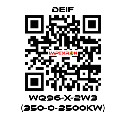 WQ96-X-2W3 (350-0-2500KW) Deif