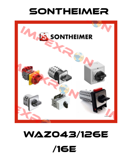 WAZ043/126E /16E  Sontheimer