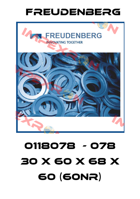 0118078  - 078 30 x 60 x 68 x 60 (60NR) Freudenberg