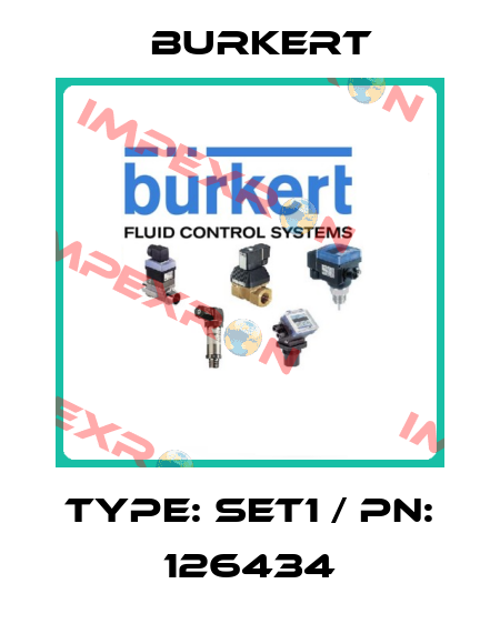 Type: SET1 / PN: 126434 Burkert