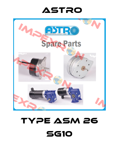 Type ASM 26 SG10 Astro