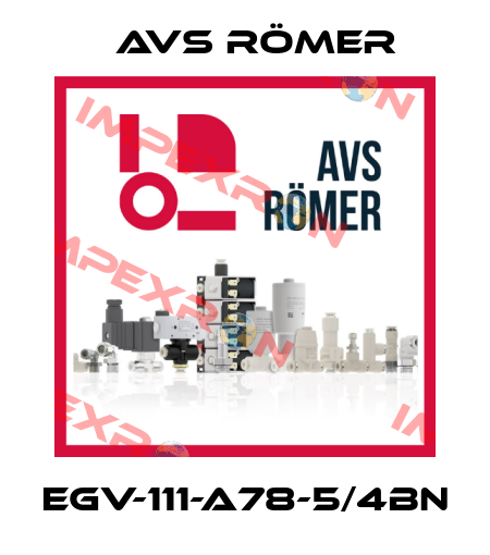 EGV-111-A78-5/4BN Avs Römer