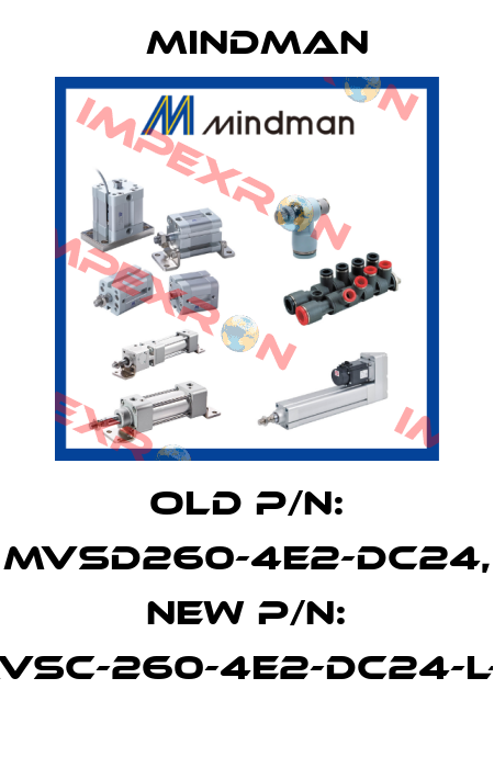 old p/n: MVSD260-4E2-DC24, new p/n: MVSC-260-4E2-DC24-L-G Mindman