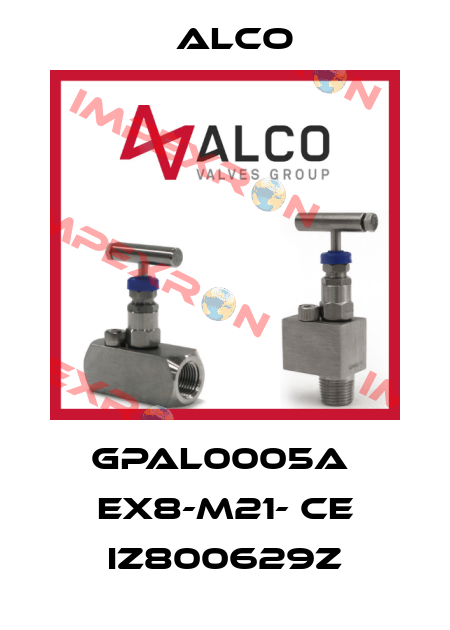 GPAL0005A  EX8-M21- CE IZ800629Z Alco