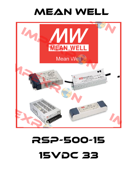 RSP-500-15 15VDC 33 Mean Well