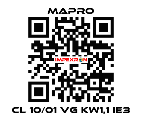 CL 10/01 VG kW1,1 IE3 Mapro