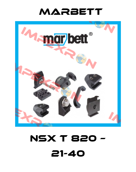 NSX T 820 – 21-40 Marbett