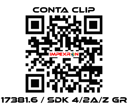 17381.6 / SDK 4/2A/Z GR Conta Clip