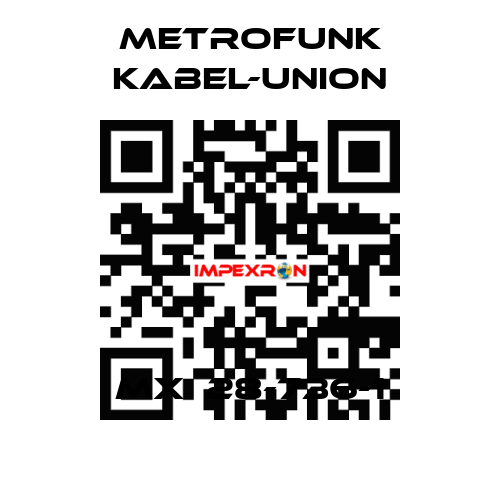 MX  28-736-1 METROFUNK KABEL-UNION