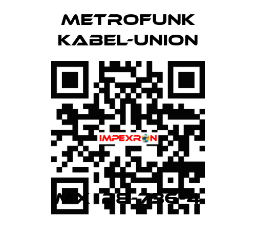 MX  28-736-4 METROFUNK KABEL-UNION