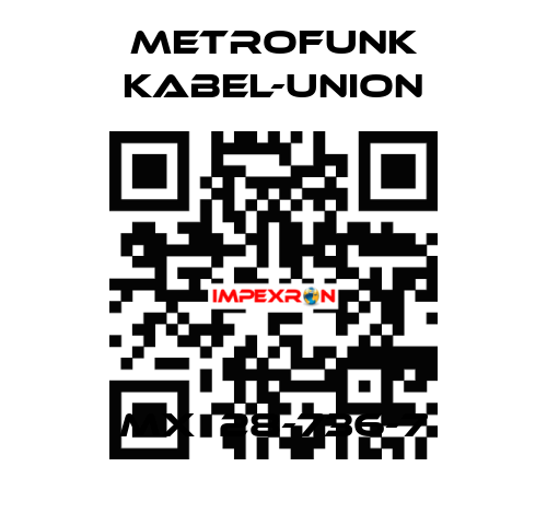 MX  28-736-7 METROFUNK KABEL-UNION