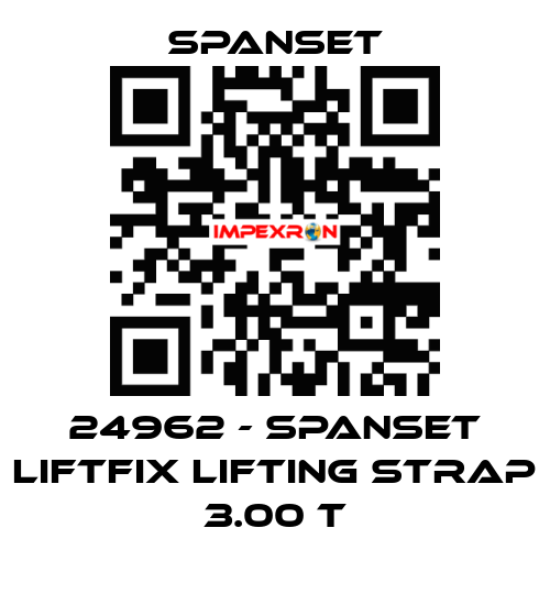 24962 - SpanSet Liftfix lifting strap 3.00 t SpanSet