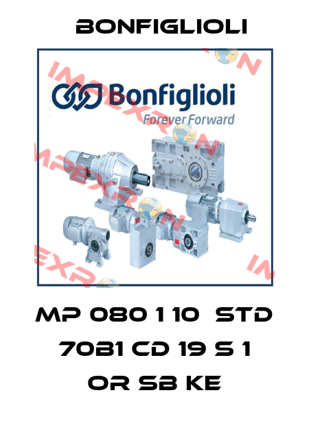 MP 080 1 10  STD 70B1 CD 19 S 1 OR SB KE Bonfiglioli