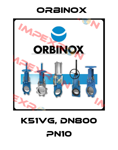 K51VG, DN800 PN10 Orbinox