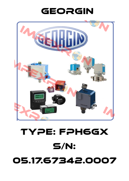 Type: FPH6GX S/N: 05.17.67342.0007 Georgin