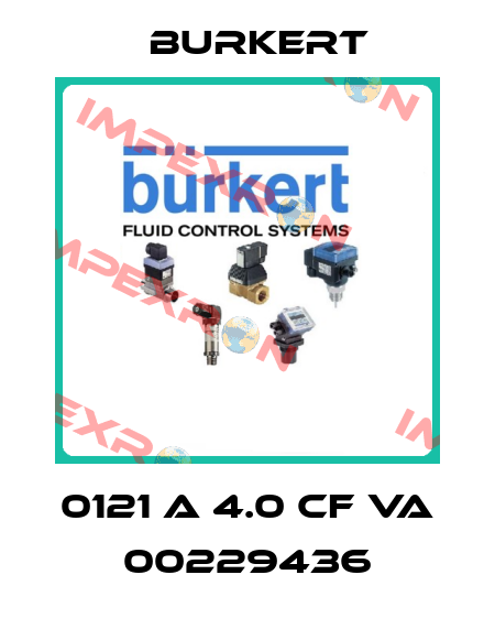 0121 A 4.0 CF VA 00229436 Burkert