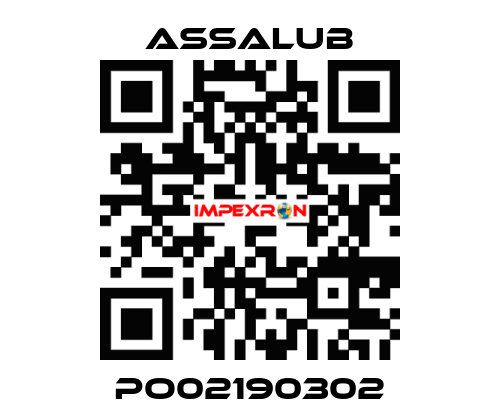 PO02190302 ASSALUB