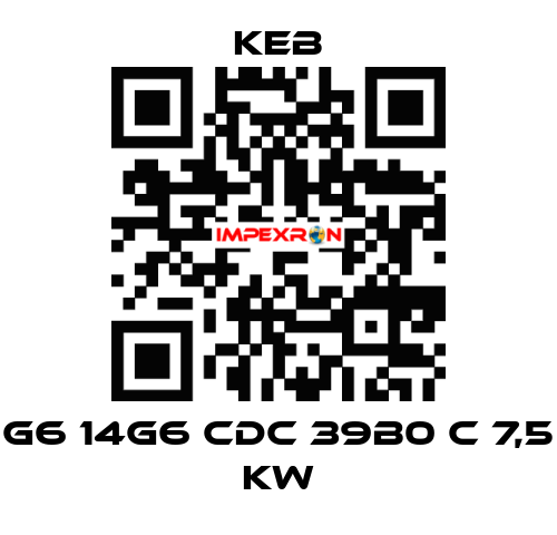 G6 14G6 CDC 39B0 C 7,5 kW KEB