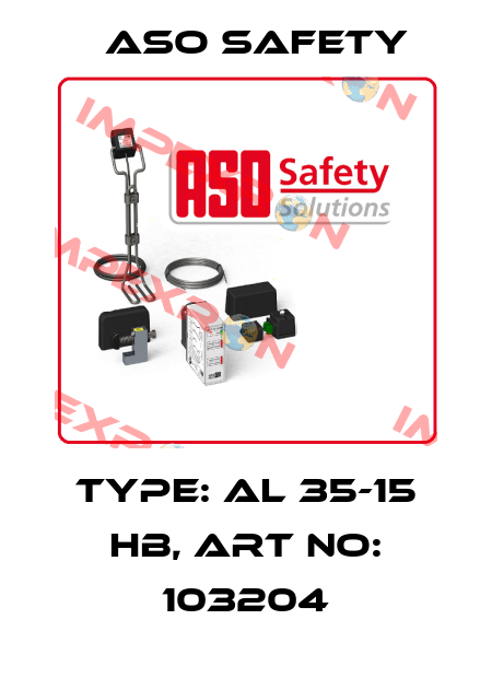 Type: AL 35-15 HB, Art No: 103204 ASO SAFETY