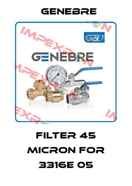 filter 45 micron for 3316E 05 Genebre