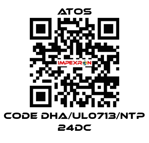 Code DHA/UL0713/NTP 24DC Atos
