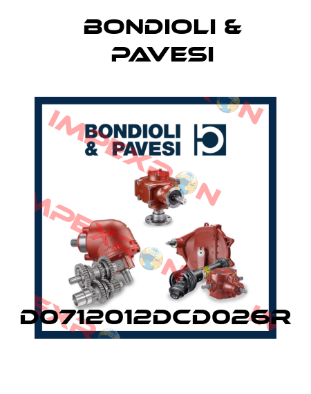 D0712012DCD026R Bondioli & Pavesi