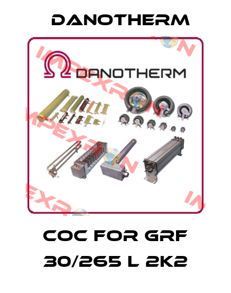 CoC for GRF 30/265 L 2k2 Danotherm