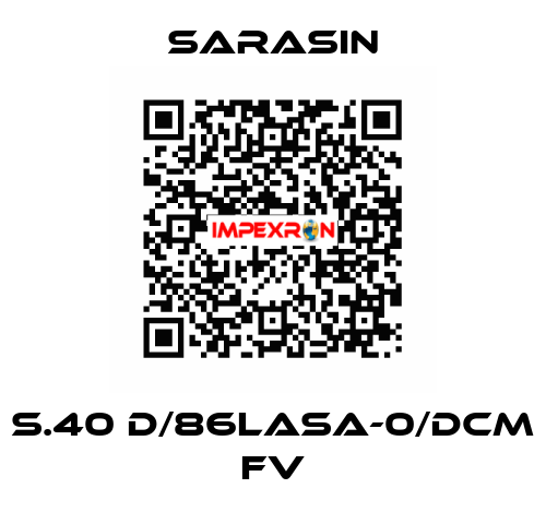 S.40 d/86LASA-0/DCM FV Sarasin