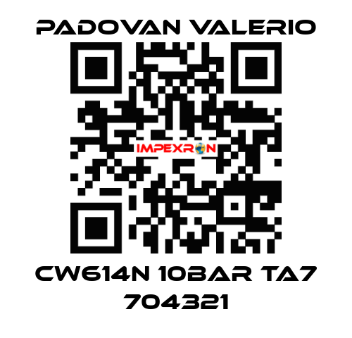 CW614N 10BAR TA7 704321 PADOVAN VALERIO